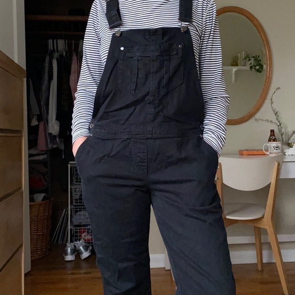 ASOS Denim - Asos Black Baggy Overall Pants - Small
